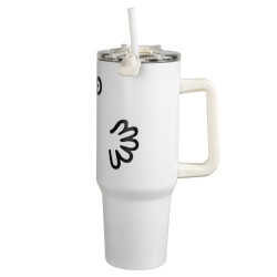 Moomin Thermos Large Bottle Hattifatteners White Steel 1.2 L Martinex