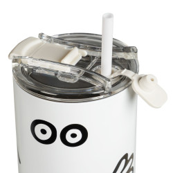 Moomin Thermos Large Bottle Hattifatteners White Steel 1.2 L Martinex