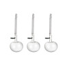 Iittala Oiva Toikka Glass Mini Apple Clear Set of 3