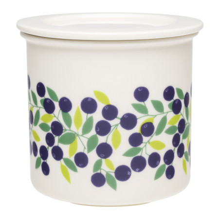 Arabia Pomona Jar with Lid 0.6 L Blueberry