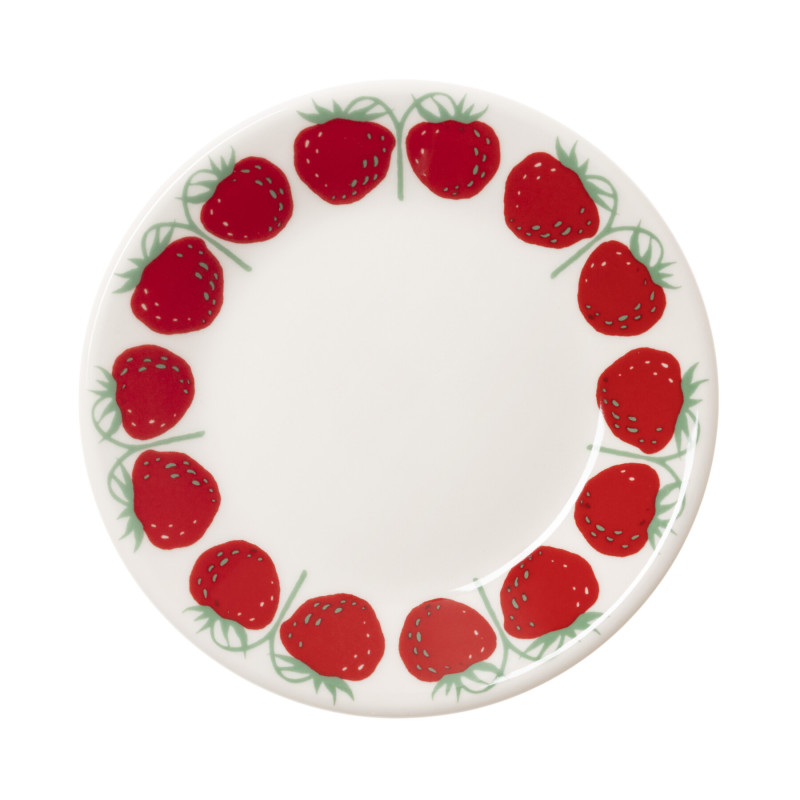 Arabia Pomona Plate 11.5 cm Strawberry