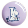 Moomin mini plate 10.5 cm L Alphabet Collection