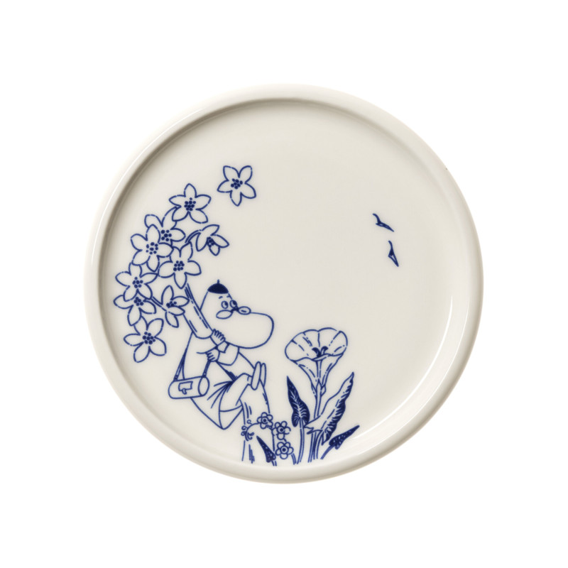 Moomin Small Plate Haru Hemulen 12 cm