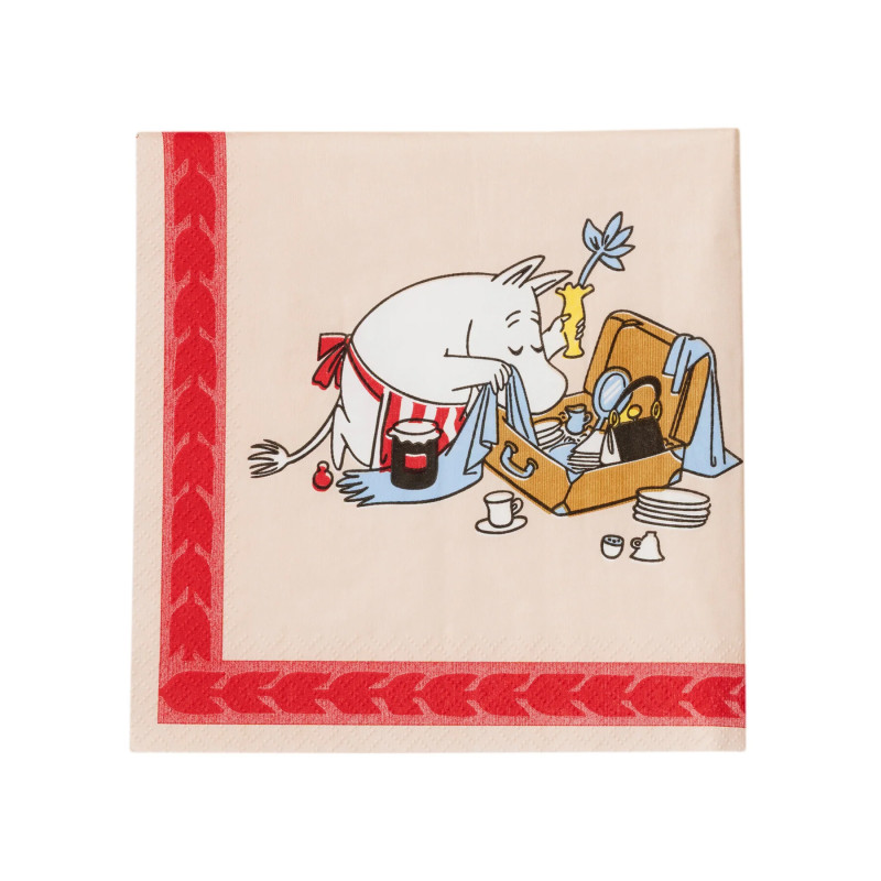 Moomin Paper Napkin 33 cm Holiday Rush Arabia  Summer 2026
