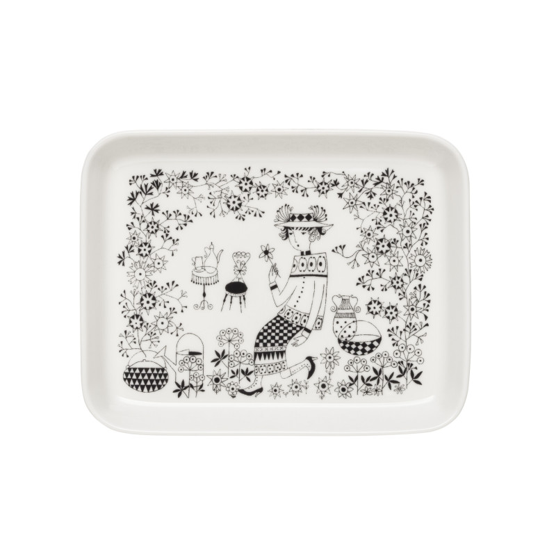 Emilia Rectangular Plate 19 x 15  cm Arabia