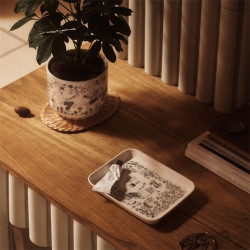 Emilia Rectangular Plate 19 x 15  cm Arabia