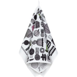 Marimekko Oiva Puutarhurin Parhaat Tea Towel Kitchen Towel Gardener's Best 47 x 70 cm