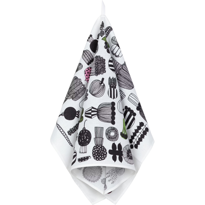 Marimekko Oiva Puutarhurin Parhaat Tea Towel Kitchen Towel Gardener's Best 47 x 70 cm