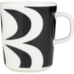 Marimekko Oiva Kaivo Black and White  Mug 0.25 L