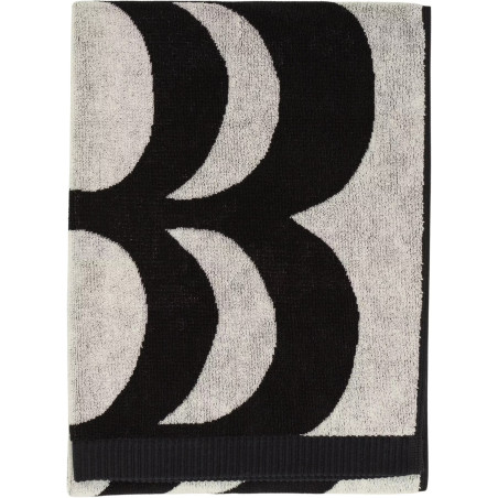 Marimekko Hand Towel Kaivo Black  70 x 140  cm