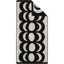 Marimekko Hand Towel Kaivo Black  70 x 140  cm