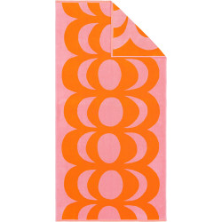 Marimekko Hand Towel Kaivo Pink Orange 82 x 160  cm