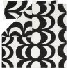 Marimekko Kaivo Black Duvet Cover Pillow Case 240 x 220 cm