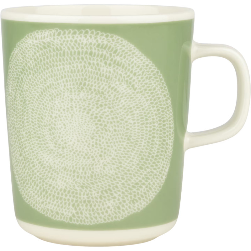 Marimekko Oiva Pippurikera Peppercorn Green Mug 0.25 L