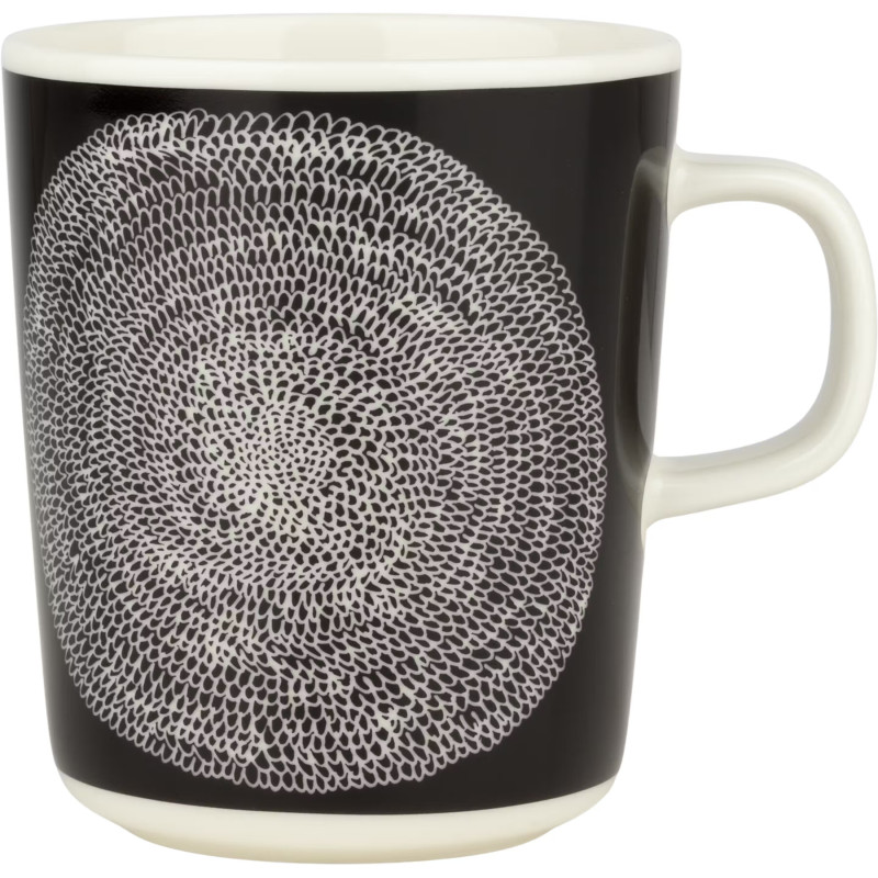 Marimekko Oiva Pippurikera Peppercorn Black Mug 0.25 L