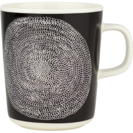 Marimekko Oiva Pippurikera Peppercorn Black Mug 0.25 L
