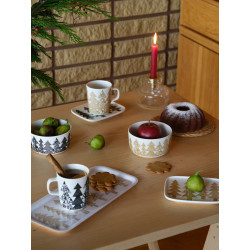 Marimekko Oiva Kuusikossa Beige Bowl 0.5 L 