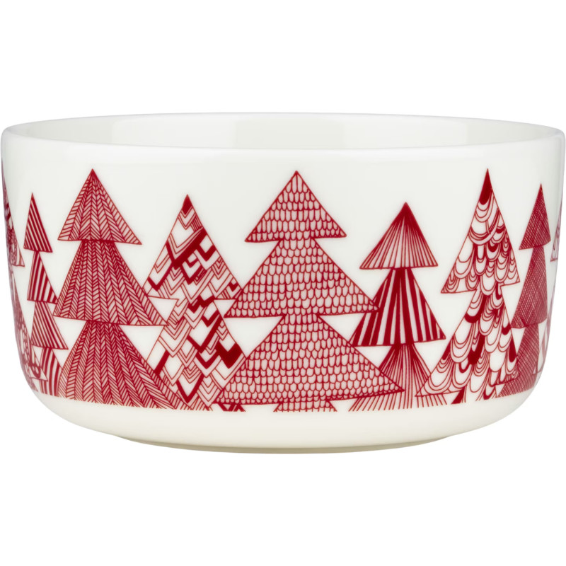Marimekko Oiva Kuusikossa Red Bowl 0.5 L