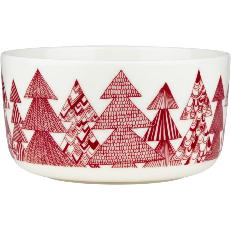 Marimekko Oiva Kuusikossa Red Bowl 0.5 L