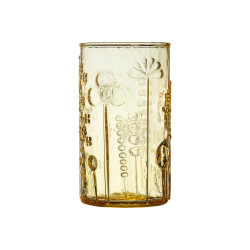 Toikka Flora Glass Tumbler Lemon Yellow Set of Two 0.23 L