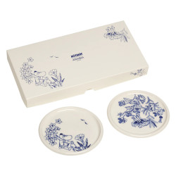 Moomin Small Plate Haru 12 cm Set of Two