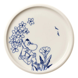 Moomin Small Plate Haru 12 cm Set of Two
