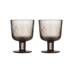 Arabia Mainio Stemmed Glasses Mokka 0.3 L Set of 2