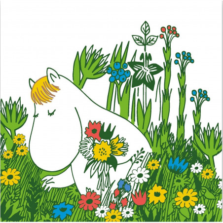 Moomin Paper Napkins 33 x 33 cm Snorkmaiden Summer