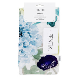Pentik Daalia Decorative Pillowcase Turquoise 45 x 45 cm
