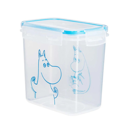 Moomin Plastic Storage Jar 1.4 L Moomintroll