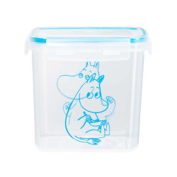 Moomin Plastic Storage Jar 1.4 L Moomintroll