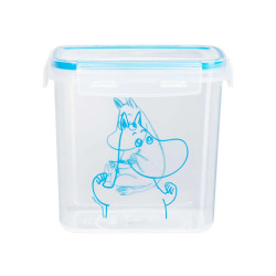 Moomin Plastic Storage Jar 1.4 L Moomintroll