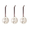 Iittala Taika Mirror Small Ceramic  Bauble 5 cm Set of Three