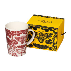 Iittala Taika Mug 0.4 L Night Pomegranate Red in Gift Box