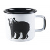 Muurla Nordic Enamel Mug Bear 0.37 L
