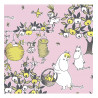 Moomin Paper Napkins Celebration Pink 20 pcs 33 x 33 cm
