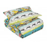 Moomin Duvet Cover Pillowcase Set Tropical Turquoise 150 x 210 cm
