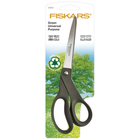 Fiskars Green Recycled Office Universal Scissors 21 cm