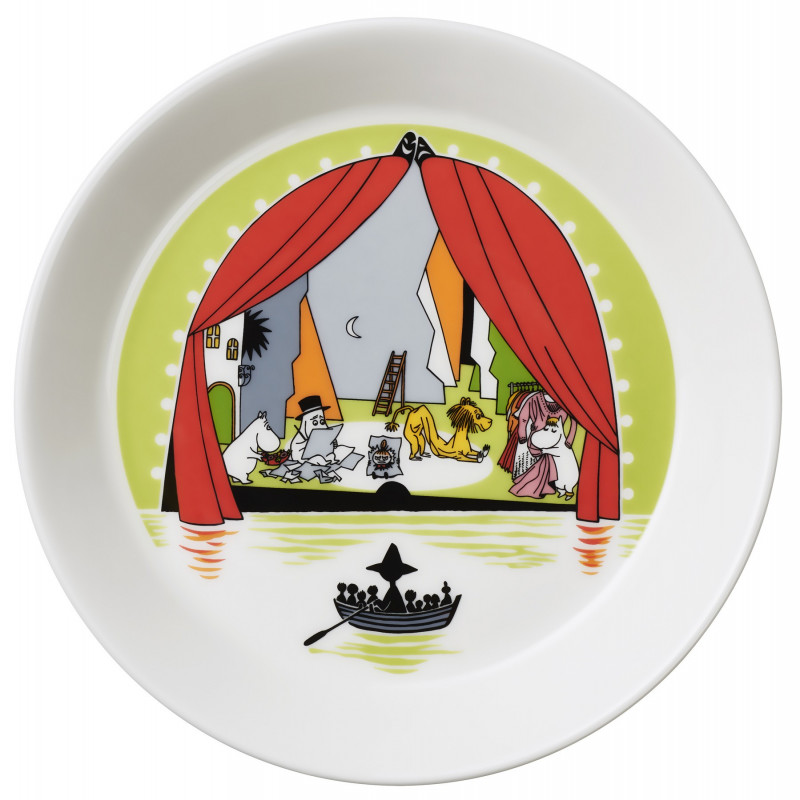 Moomin Seasonal Plate 19 cm Summer Theater Summer 2017 Arabia