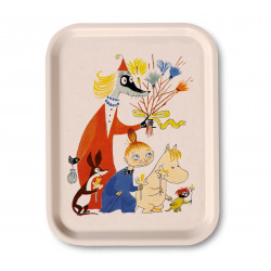 Moomin Birch Tray Easter White 27 x 20 cm Optodesign