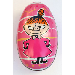 Moomin Tin Box Can Egg Shaped Little My Pink