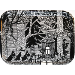 Moomin Birch Tray Cottage in the Woods 36 x 28 cm