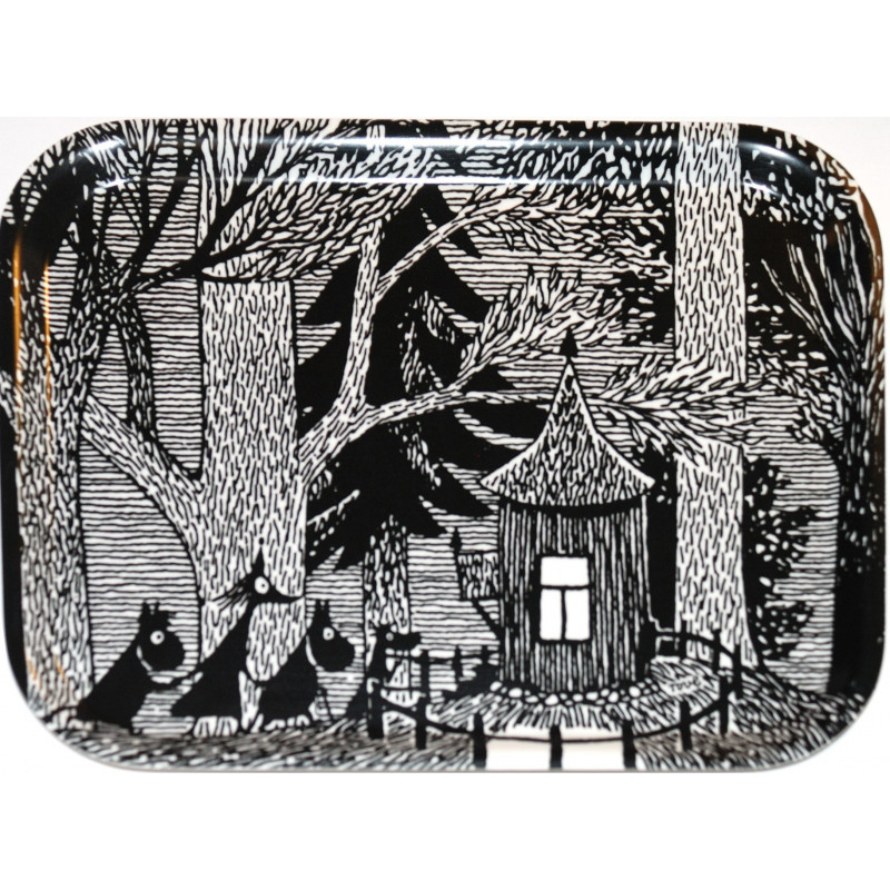 Moomin Birch Tray 27 x 20 cm Cottage in the Woods Optodesign