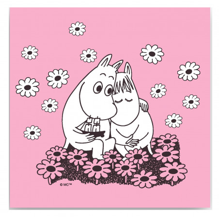 Moomin Paper Napkins Love 33 x 33 cm Optodesign