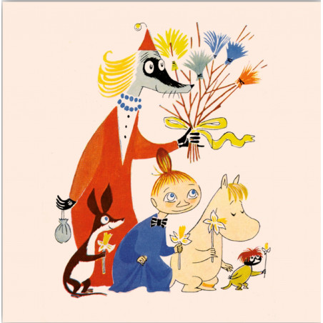 Moomin Napkins Easter White 33 x 33 cm 20 pcs Optodesign