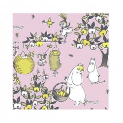 Moomin Paper Napkins Celebration Pink 20 pcs 24 x 24 cm