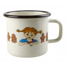 Pippi Longstocking Enamel Mug Gingerbread 0.37 L Muurla