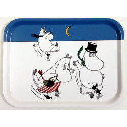 Moomin Birch Tray Moomintroll on Ice 27 x 20 cm Optodesign