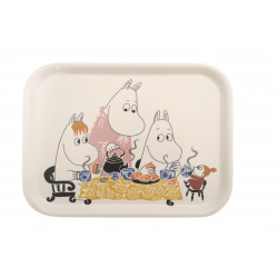Moomin Birch Tray 27 x 20 cm Tea Party
