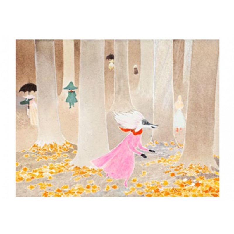 Moomin Tove 100 Greeting Card with Envelope November Forest